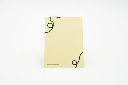 Postkarte "komm wir gehen verloren"